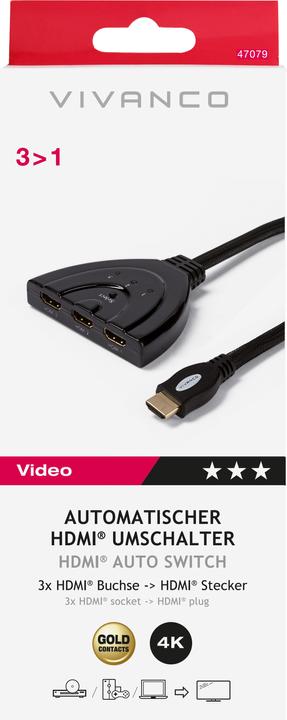 Produktbild Vivanco Videoadapter (HDMI, 24 cm)