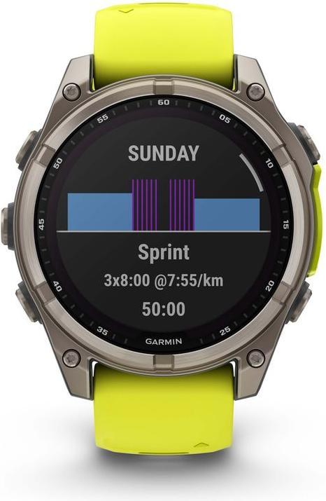 Actual product image Garmin Fenix 8 Solar Sapphire Titanium (47 mm)