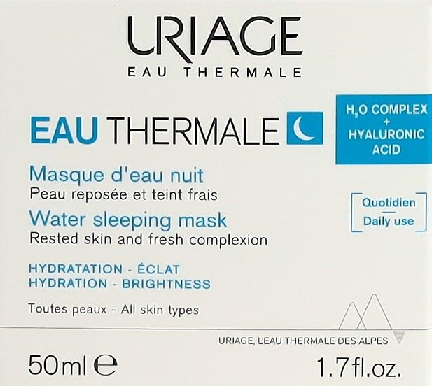 Nährwerte und Zutaten Uriage Eau Thermale Water Sleeping Mask (50 ml)