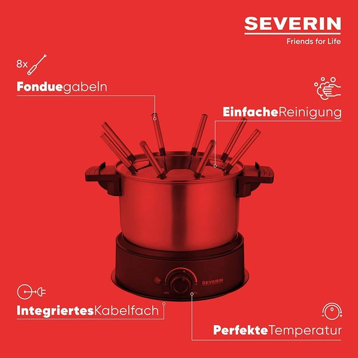Immagine prodotto Severin FO 2470 (Fondue al cioccolato, Fondue di formaggio, Fondue Chinoise, Fonduta Bourguignonne)