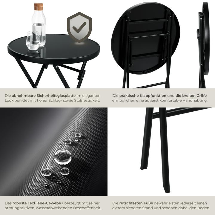Immagine prodotto tectake Set da giardino Düsseldorf (60 cm)