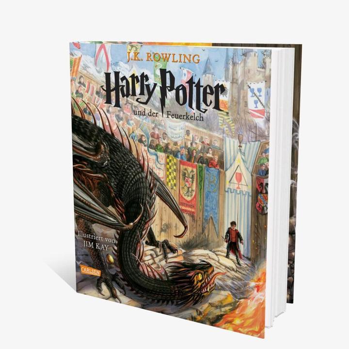 Produktbild Harry Potter und der Feuerkelch (farbig illustrierte Schmuckausgabe) (Harry Potter 4) (Deutsch, J.K. Rowling, Jim Kay, Klaus Fritz, 2019)