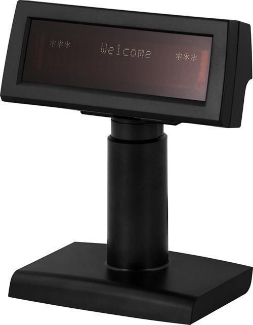 Deltacoimp Display cliente, 2x20 caratteri, USB, Juodas VFD-200
