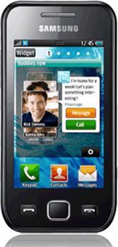Productafbeelding Samsung S5250 Wave 525 - metallic zwart (100 GB, 3.20", 3 Mpx)