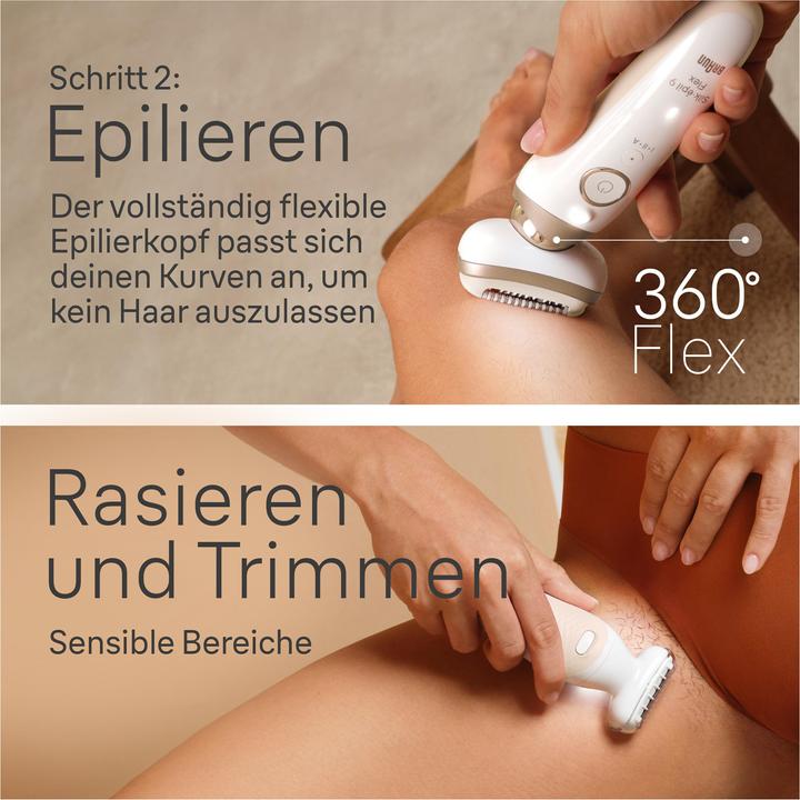 Actual product image Braun 9-481 3D Silk-épil epilator