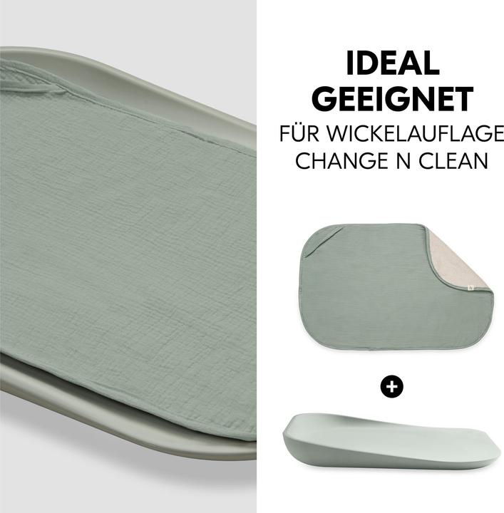 Actual product image Hauck Changing Mat Liner Sage