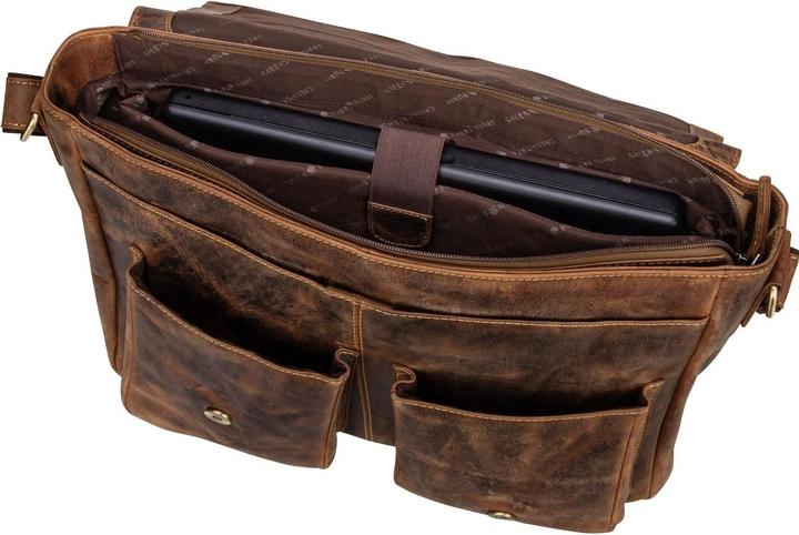 Actual product image Greenburry Laptop bag Vintage 1541 Revolver Bag XL