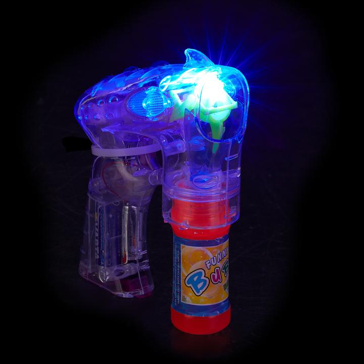 Actual product image Relaxdays LED Soap Bubble Gun