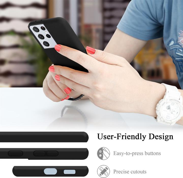 Immagine prodotto Cadorabo Copertura della cassa del silicone liquido TPU (Samsung Galaxy S21 Ultra)