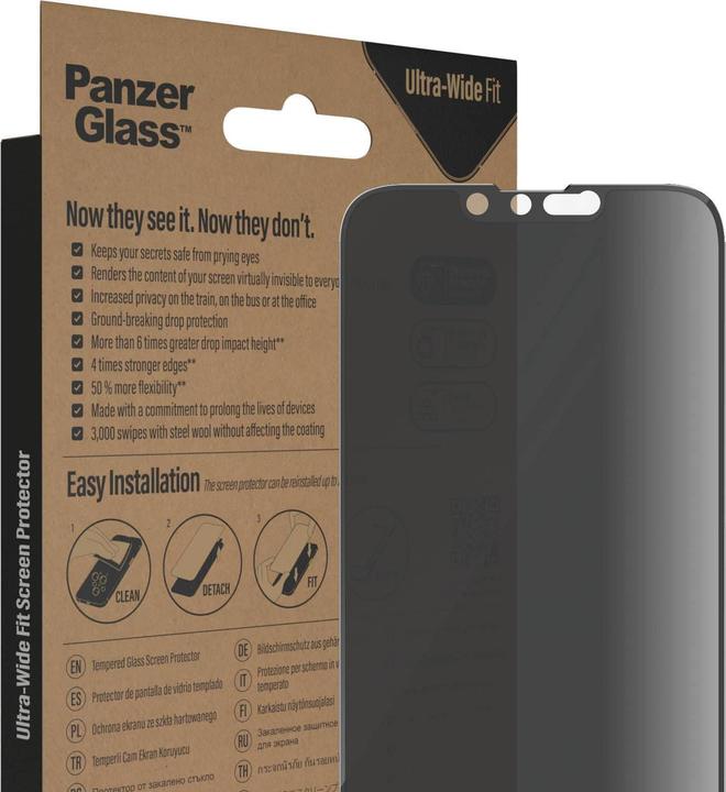 Image du produit PanzerGlass Ultra-Wide Fit (1 pièce(s), Apple iPhone 13)