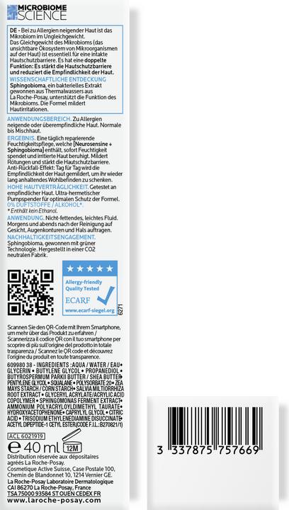 Actual product image La Roche Posay Tolériane Dermallergo Fluid AHA (40 ml)