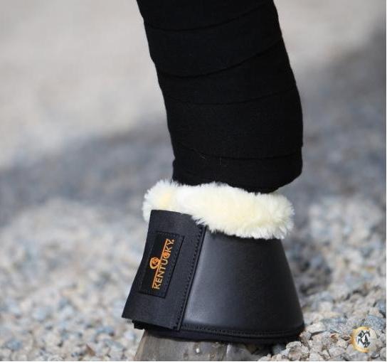 Produktbild Kentucky Horsewear Hufglocken Leder Lammfell