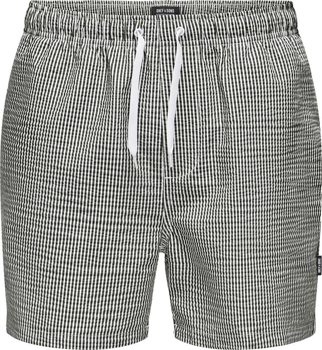 Only & Sons Onsted Stripe Seersucker Swim Noos