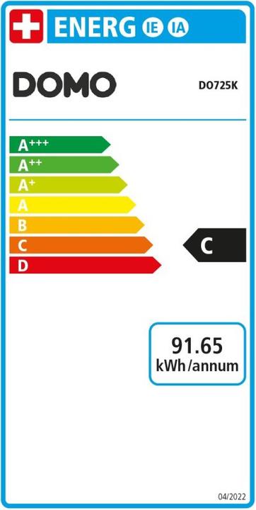 Etichetta energetica Domo DO725K