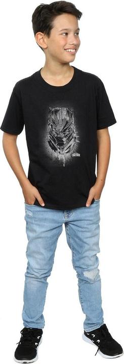 Produktbild Jungen Black Panther Spray Headshot TShirt (152, 158)
