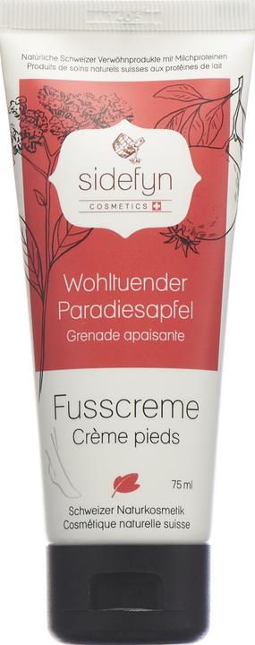 Produktbild Sidefyn Cosmetics Fusscreme wohltuender Paradiesapfel Creme (Fusscrème & Fussgel, 75 ml)