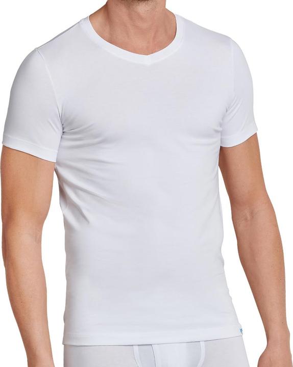 Produktbild Schiesser 2er Pack Long Life Cotton T-Shirt mit V-Ausschnitt (XXL)