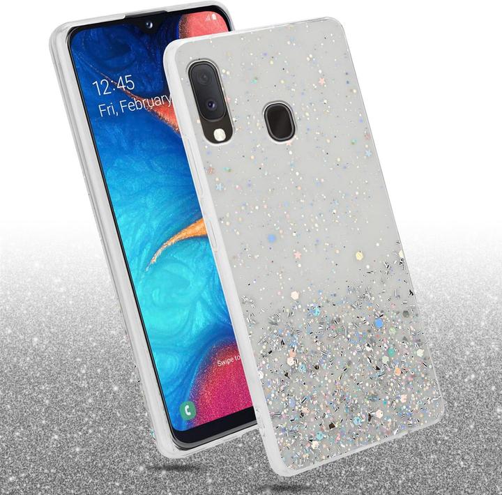 Actual product image Cadorabo TPU cover sparkling glitter (Samsung Galaxy A20e, Samsung Galaxy A10e)