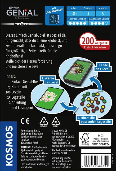 Immagine prodotto Kosmos Giochi di cervello semplicemente brillanti (Tedesco)