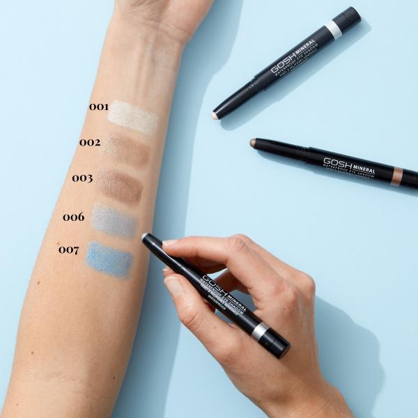 Actual product image Gosh Mineral Waterproof Eye Shadow - 002 Golden Brown (002)