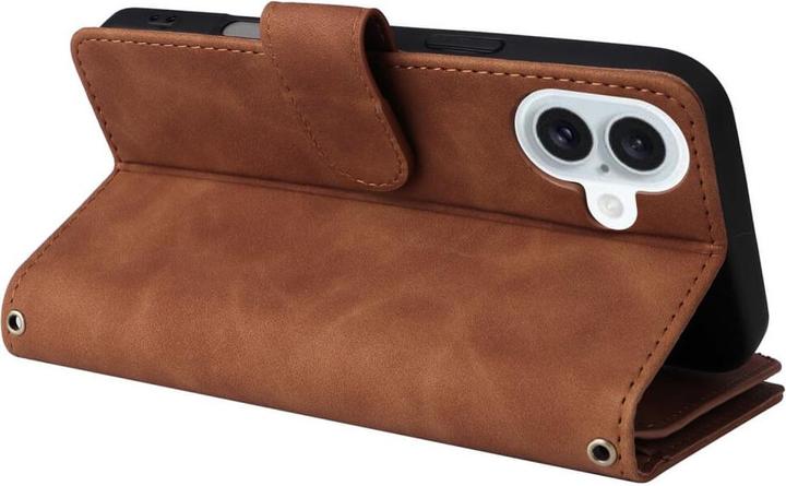 Actual product image Cover-Discount iPhone 16 Plus - Wallet case with lanyard (Apple iPhone 16 Plus)