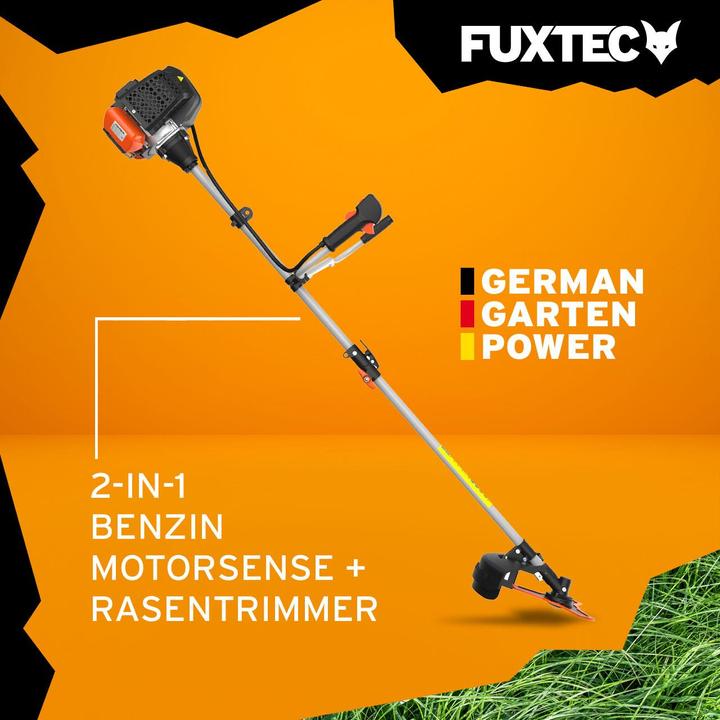 Actual product image Fuxtec FX-MS152 Petrol Mains Scythe Multitool 2in1 (Plastic knives, Trim line)