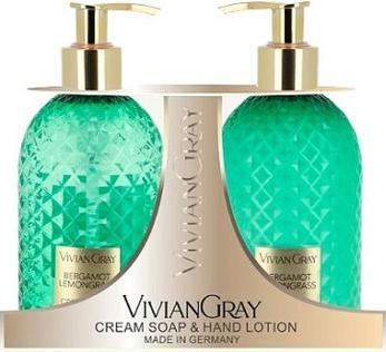 Immagine prodotto Vivian Gray Set cosmetico Bergamotto e Lemongrass (Crema di sapone e Lozione per le mani) (Set di manicure)