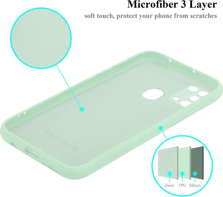 Actual product image Cadorabo TPU Liquid Silicone Case Cover (Samsung Galaxy M31)