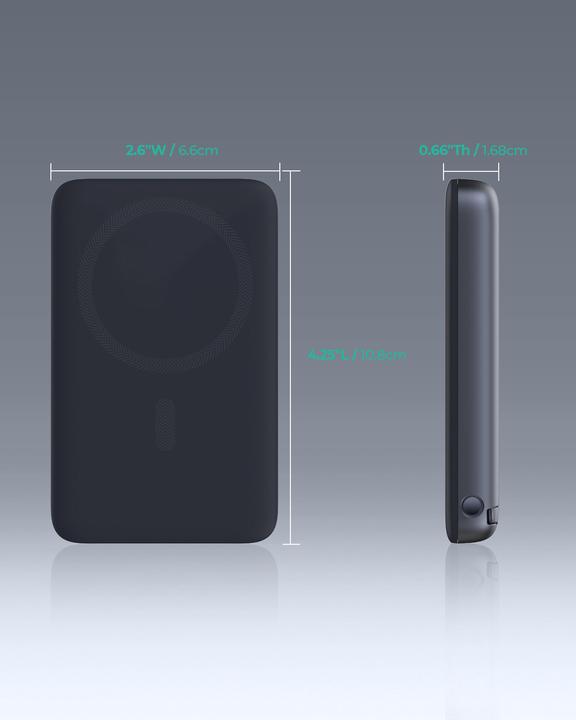 Actual product image Aukey MagFusion (6700 mAh, 20 W, 25.46 Wh)