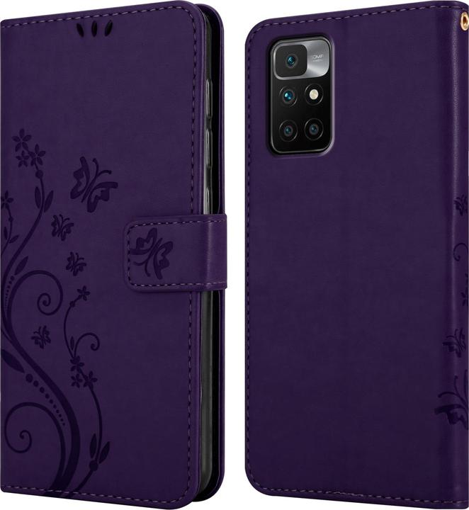 Immagine prodotto Cadorabo Copertina del libro a fiori (Xiaomi Redmi 10, Xiaomi Redmi Note 11)