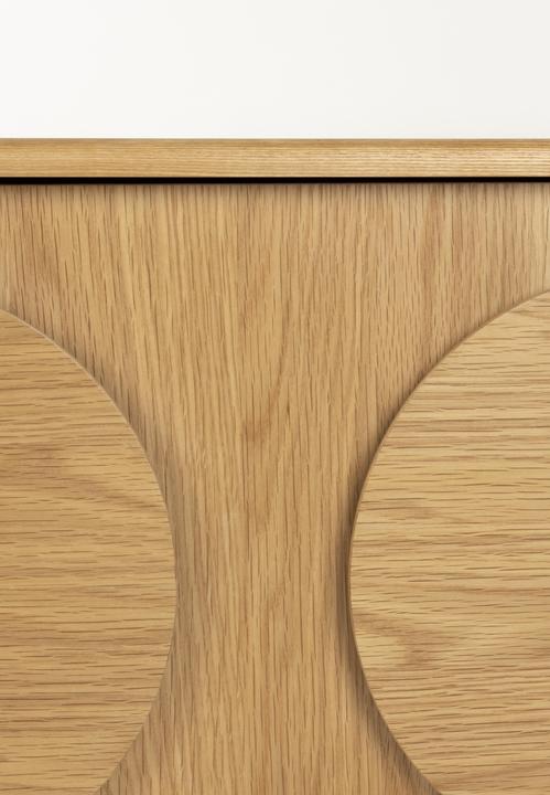 Immagine prodotto Zuiver Credenza Groove 2 Ante Rovere Naturale (82 x 40 x 58 cm)