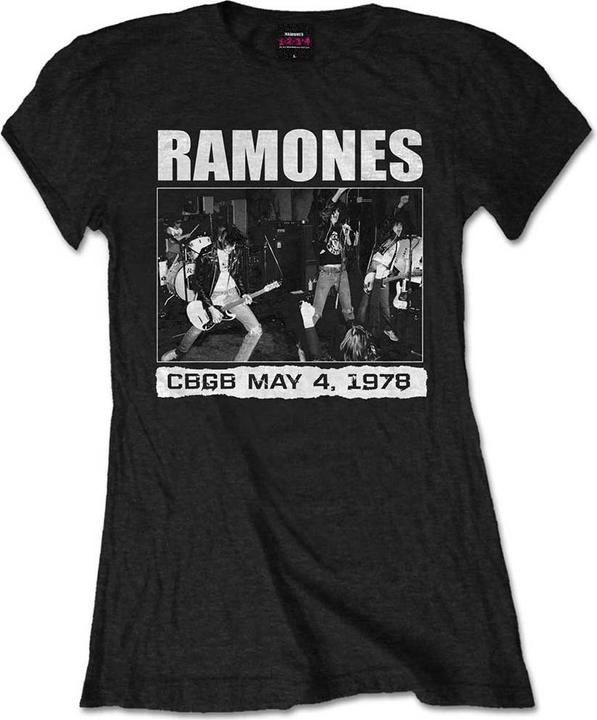 Actual product image Ramones CBGB 1978 (Girlie) (S)