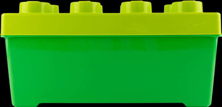 Produktbild LEGO Aufbewahrungsbox Gruen Mittelgross mit Deckel Stapelbar - NEU! Menge 1x