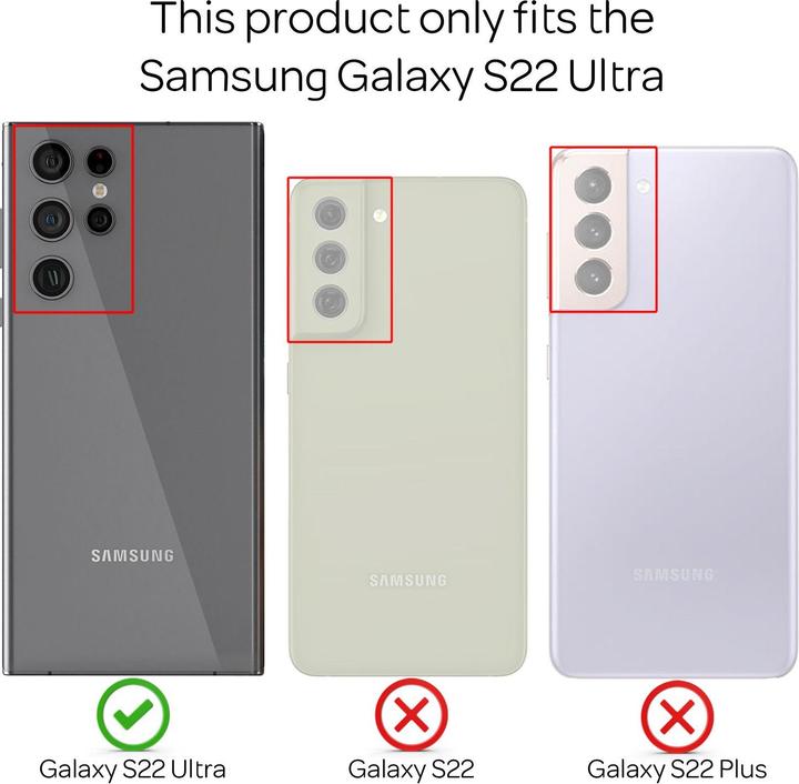 Produktbild Nalia Glitzer Handyhülle (Samsung Galaxy S22 Ultra)