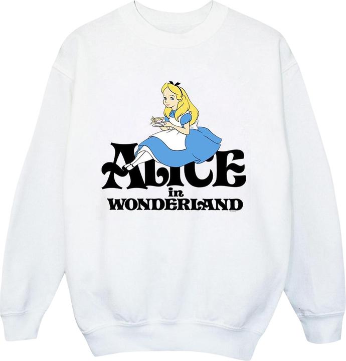 Actual product image Disney Boys Alice In Wonderland Tea Drinker Classic Sweatshirt (104)