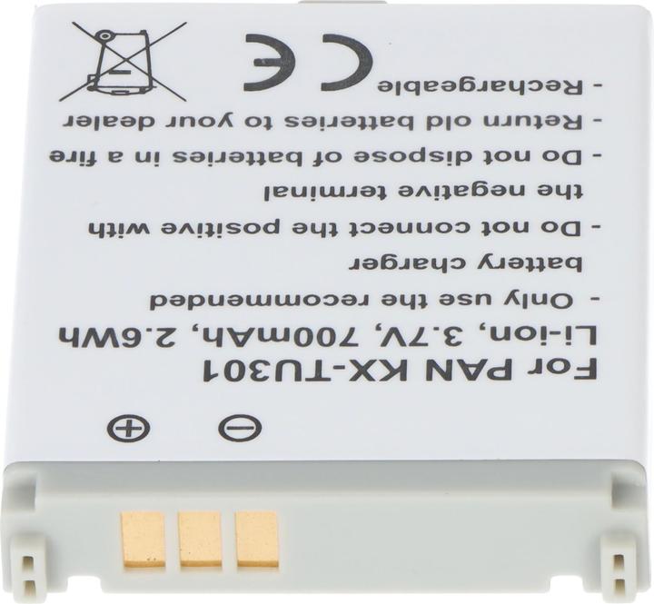 Actual product image AccuCell Akku CGA-LB102, KX-TU301, KX-TU321, KX-TU325, KX-TU328