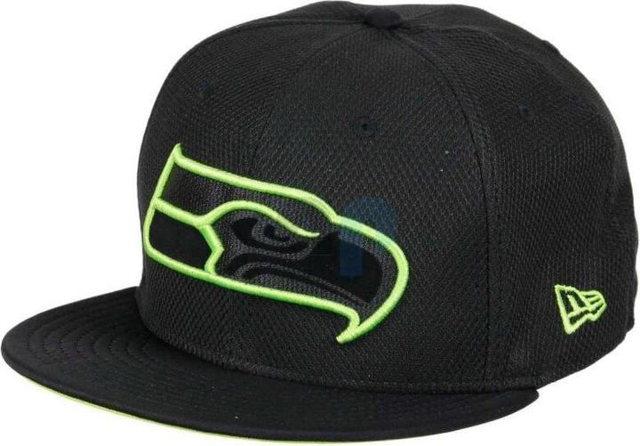 Actual product image New Era NFL - Seattle Seahawks - Diamond Prene 59Fifty Cap Black 7 3/8 (56)