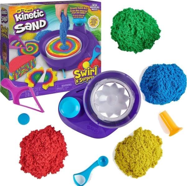 Image du produit Spin Master Kinetic Sand Swirl n' Surprise