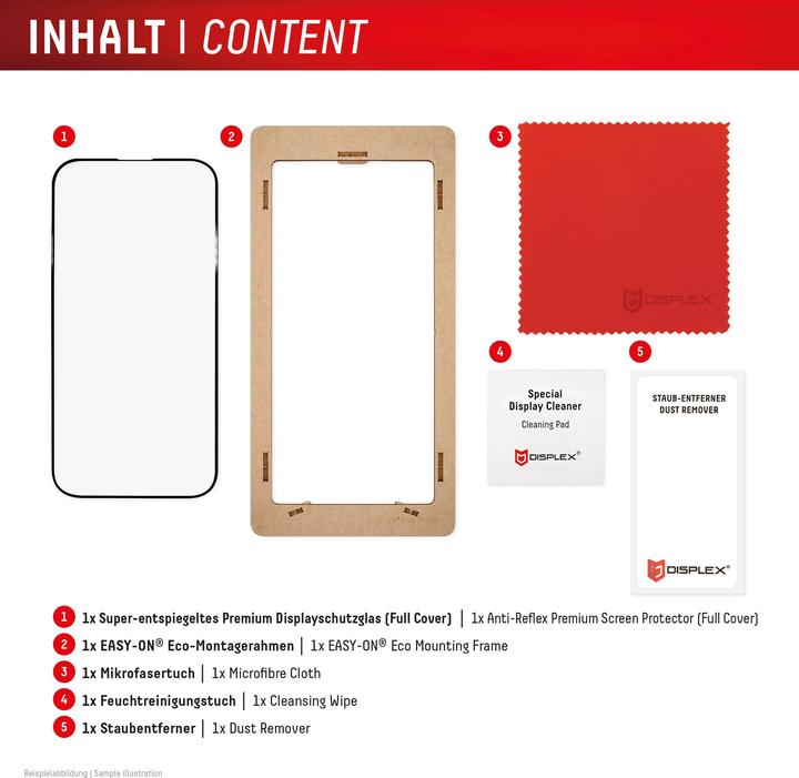 Immagine prodotto Displex Premium Glass, Full Cover Panzerglas (1 Pezzo/i, Samsung Galaxy S25 Ultra)