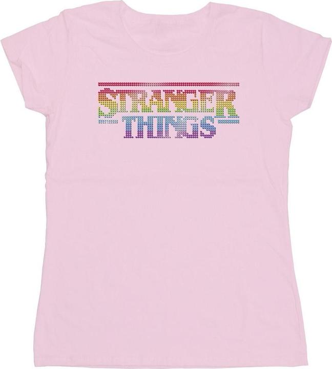 Produktbild Netflix Stranger Things Rainbow Dot Logo TShirt (XXL)