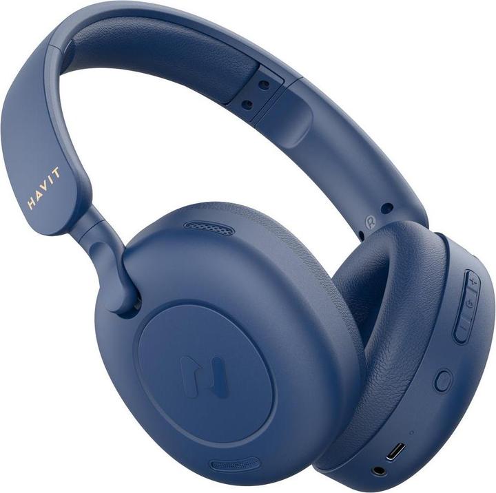 Actual product image Havit H655BT (blue) (ANC, 76 h, Cable)
