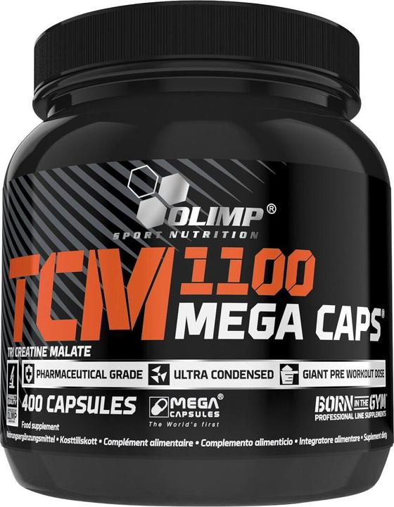 Olimp Sport Nutrition Tri-Creatine Malate (TCM) 1100 Mega (400 Piece, Capsules, 400 g)
