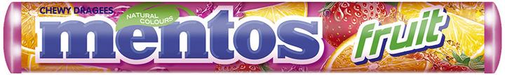 Nutritional values and ingredients mentos Fruit (1 pcs., 37.50 g)