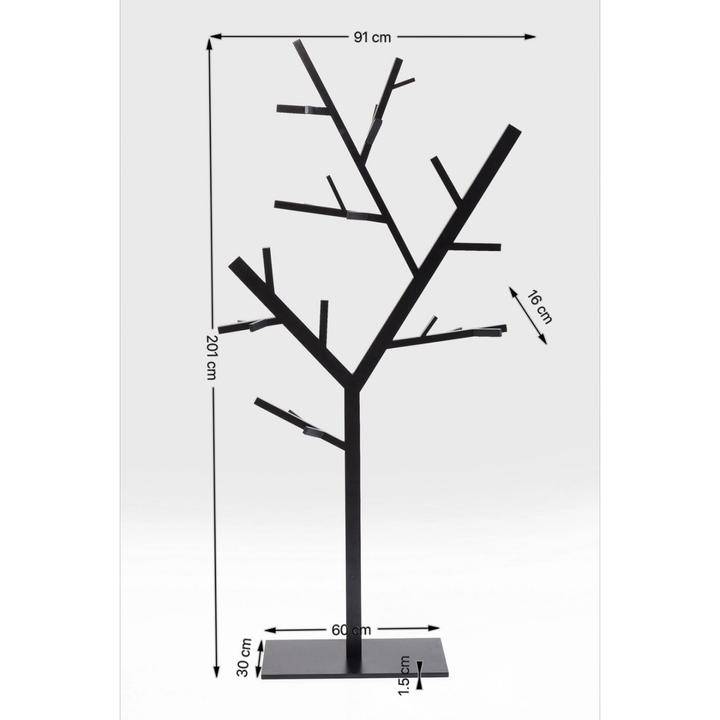 Actual product image Kare Design Coat Rack Technical Tree Black