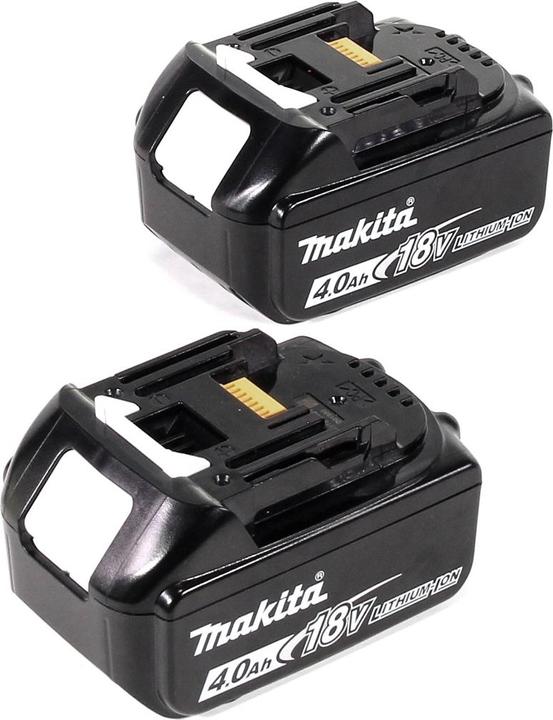 Produktbild Makita DUB 362 M 2x18 Volt Akku Laubbläser Akku-Gebläse + 2x 4 Ah Akku - ohne Ladegerät (Akkubetrieb, Laubsauger)