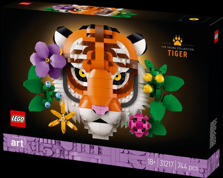Actual product image LEGO Fauna Collection - Tiger (31217, LEGO Art)