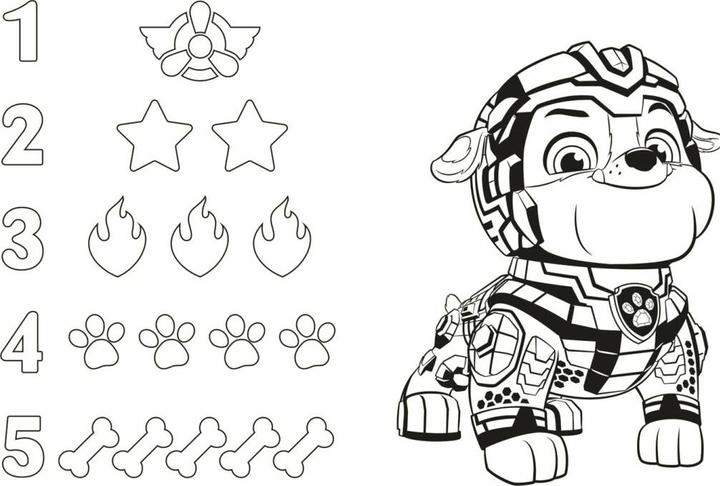 Produktbild Trefl Primo GIANT Puzzle 15 Teile + Malvorlage Paw Patrol Film (15 Teile)