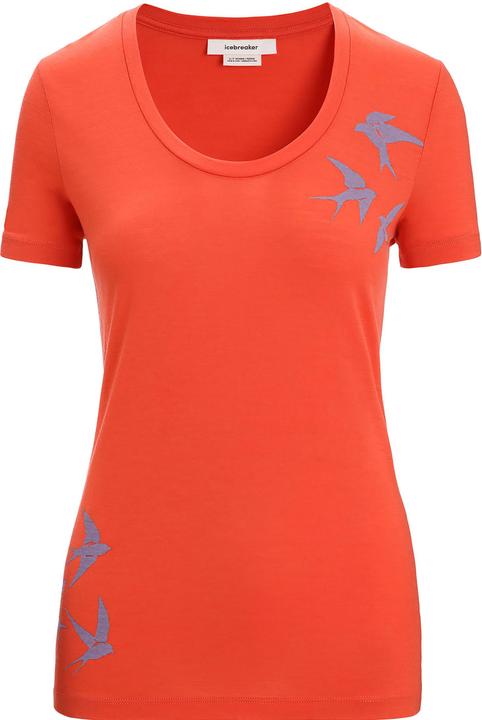 Image du produit Icebreaker Femmes Tech Lite II S/S Scoop Swarming Shapes (XS)