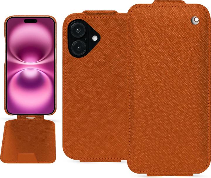 Actual product image Noreve Vertical leather shell (Apple iPhone 16 Plus)