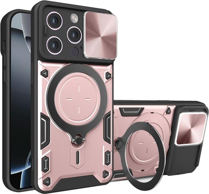 Image du produit Techsuit - CamGuard Pro - iPhone 16 Pro - Rose Gold (Apple iPhone 16 Pro)